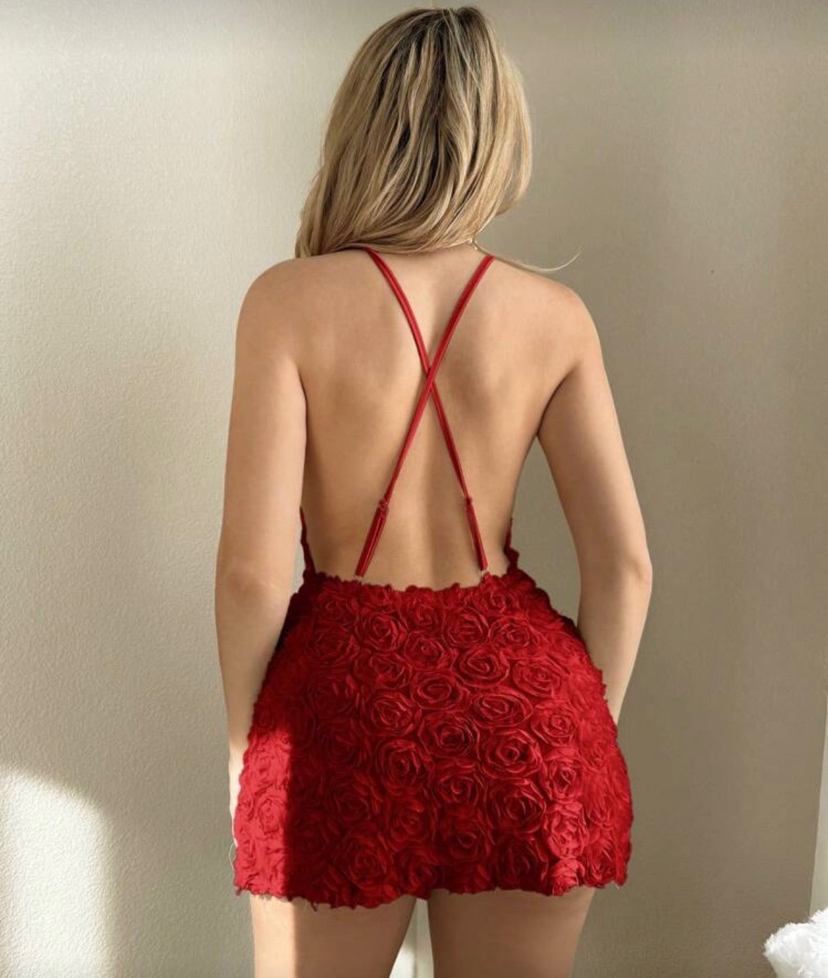 La Vie en Rose Mini Dress