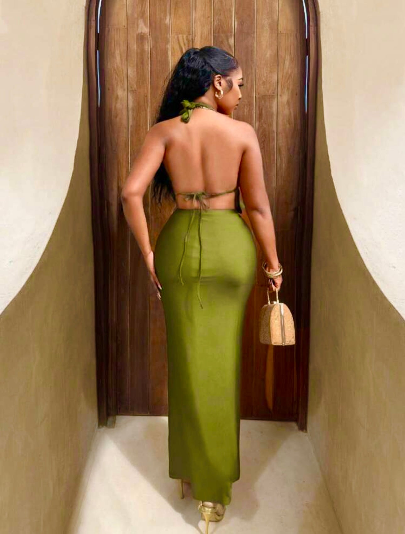 Sage Seduction Skirt Set