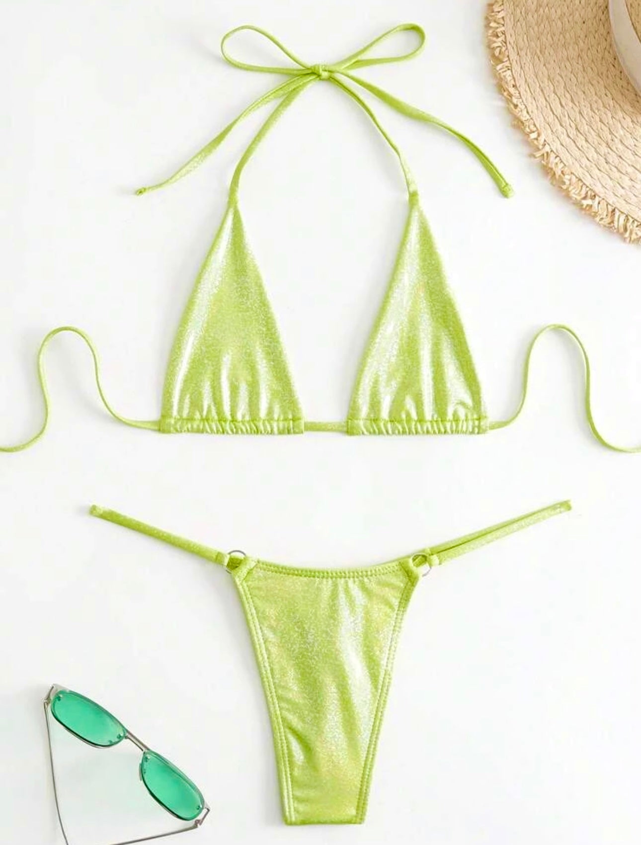 Most Wanted Metallic Bikini Set