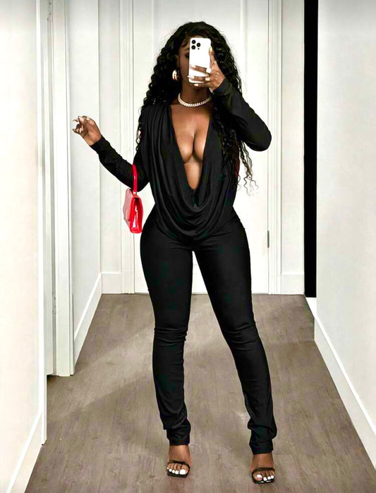 Felicity Cowl Neck Jumpsuit