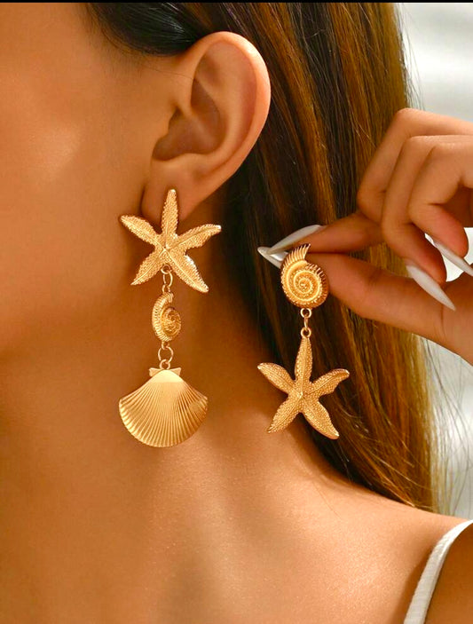 Golden Tide Earring