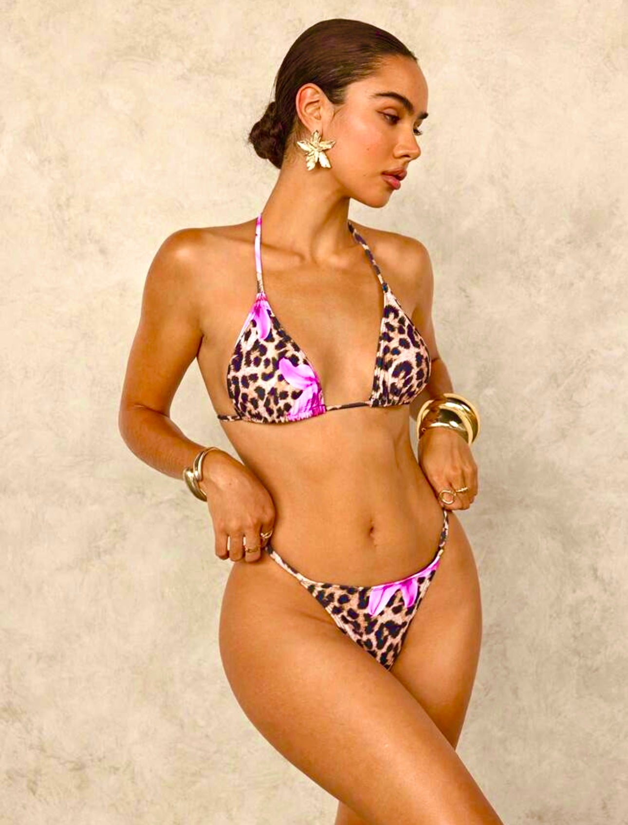 Violet Jungle Bikini