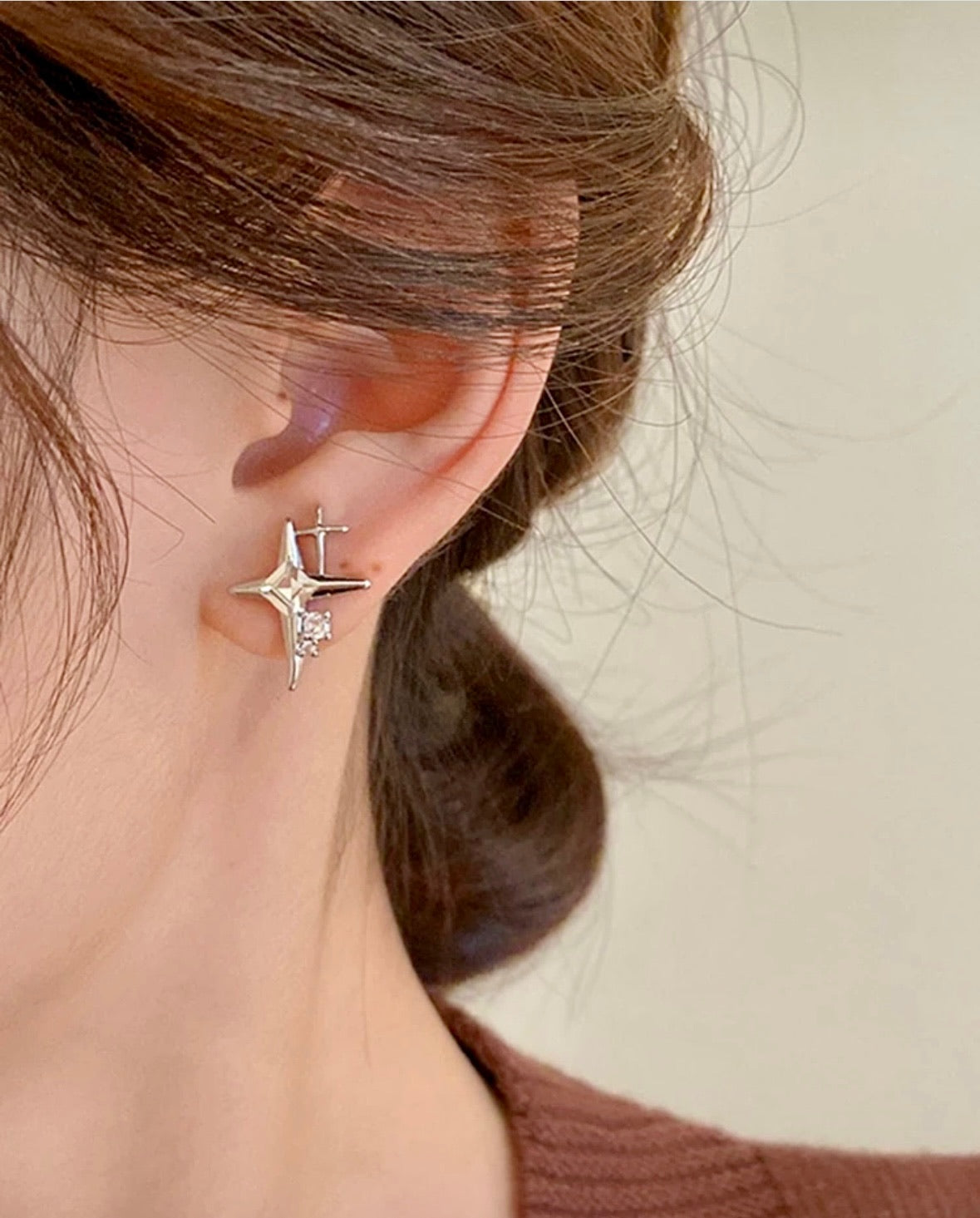Cross Drop Earrings