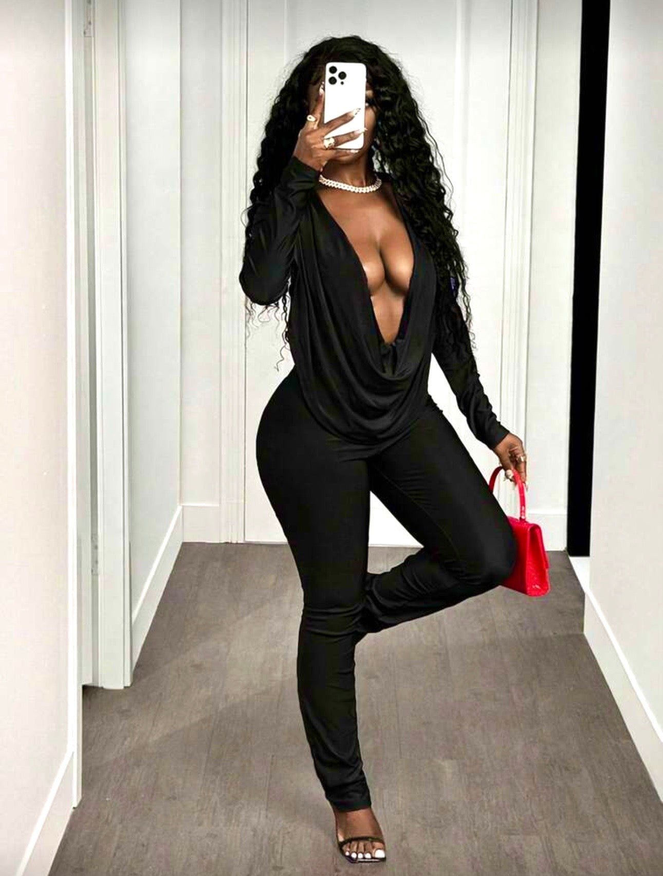Felicity Cowl Neck Jumpsuit
