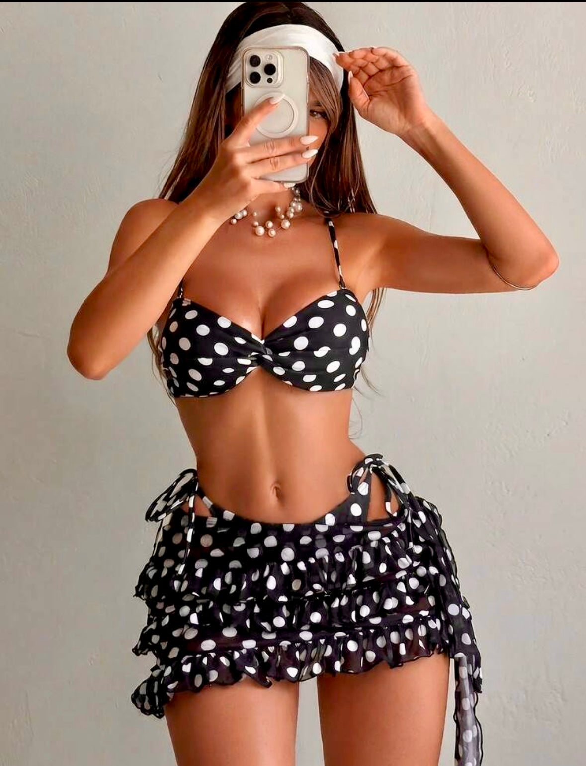 Mindy Polka Dot Bikini Set