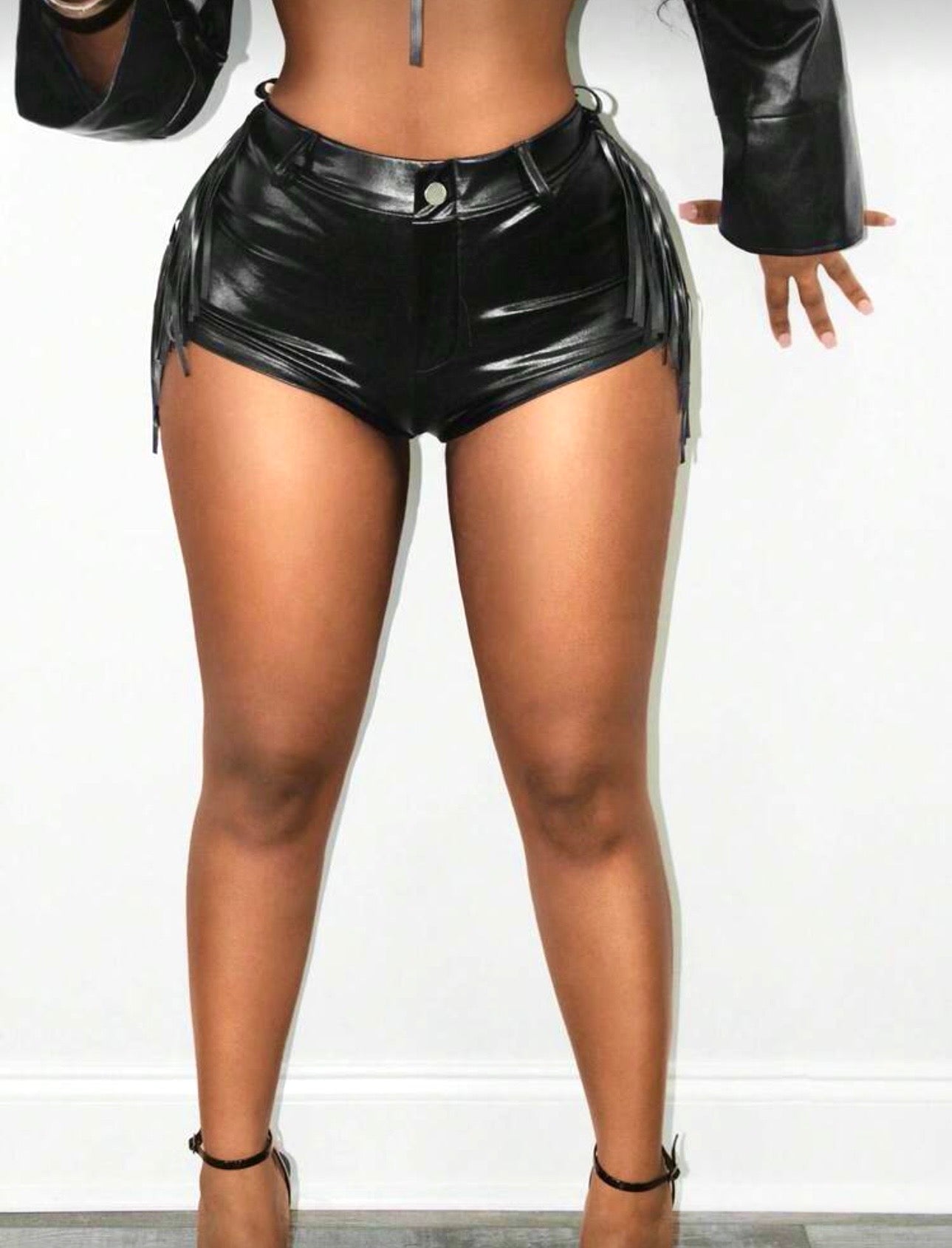 Nova Faux Leather Shorts