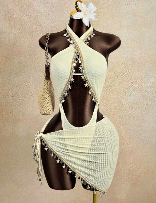 Seeing Stars Crotchet Bikini Set