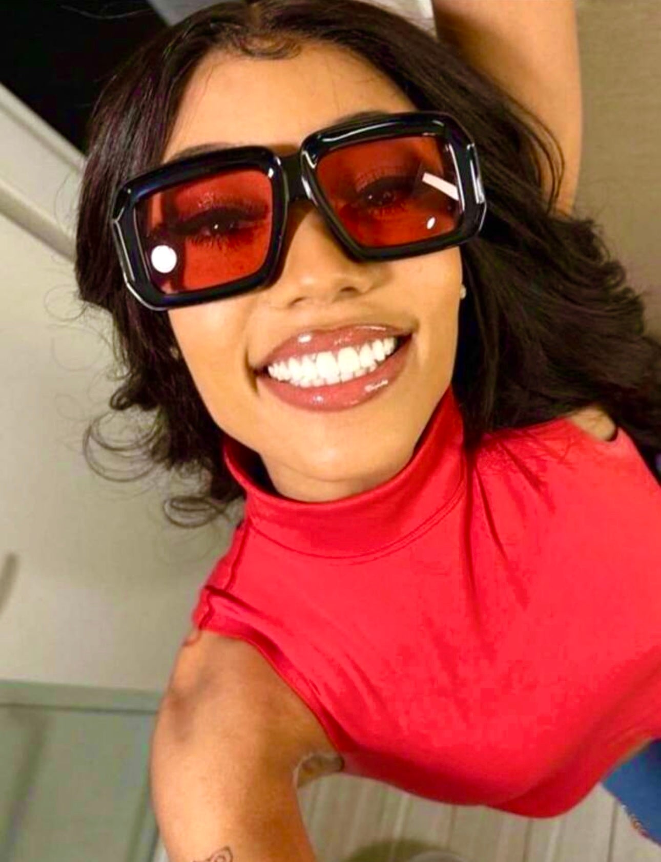 Sun Kissed Crimson Sunnies