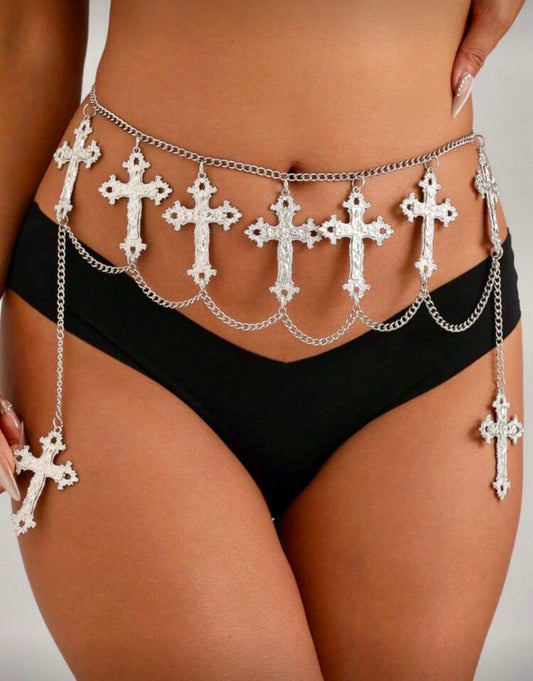 Cross Waist Chain