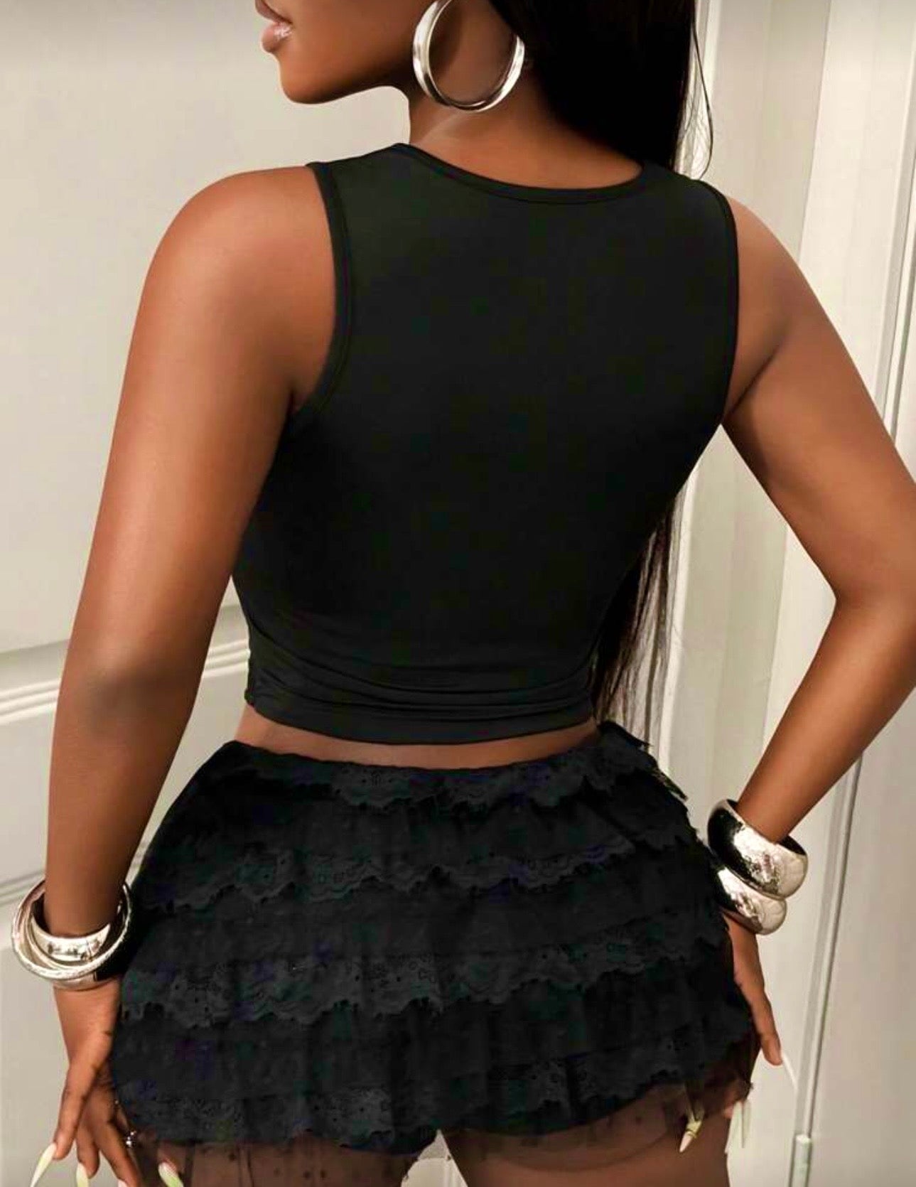Midnight Muse Lace Top