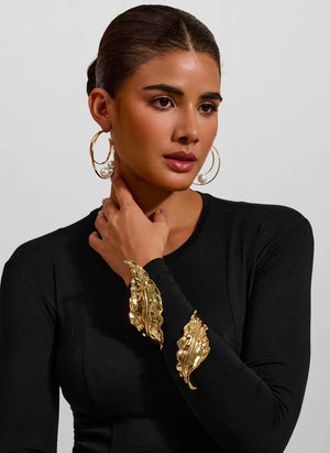 Gold Leaf Bangle