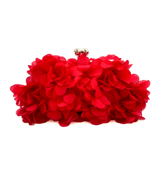 Crimson Petals Clutch
