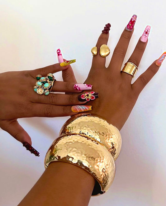 Golden Statement Bangle