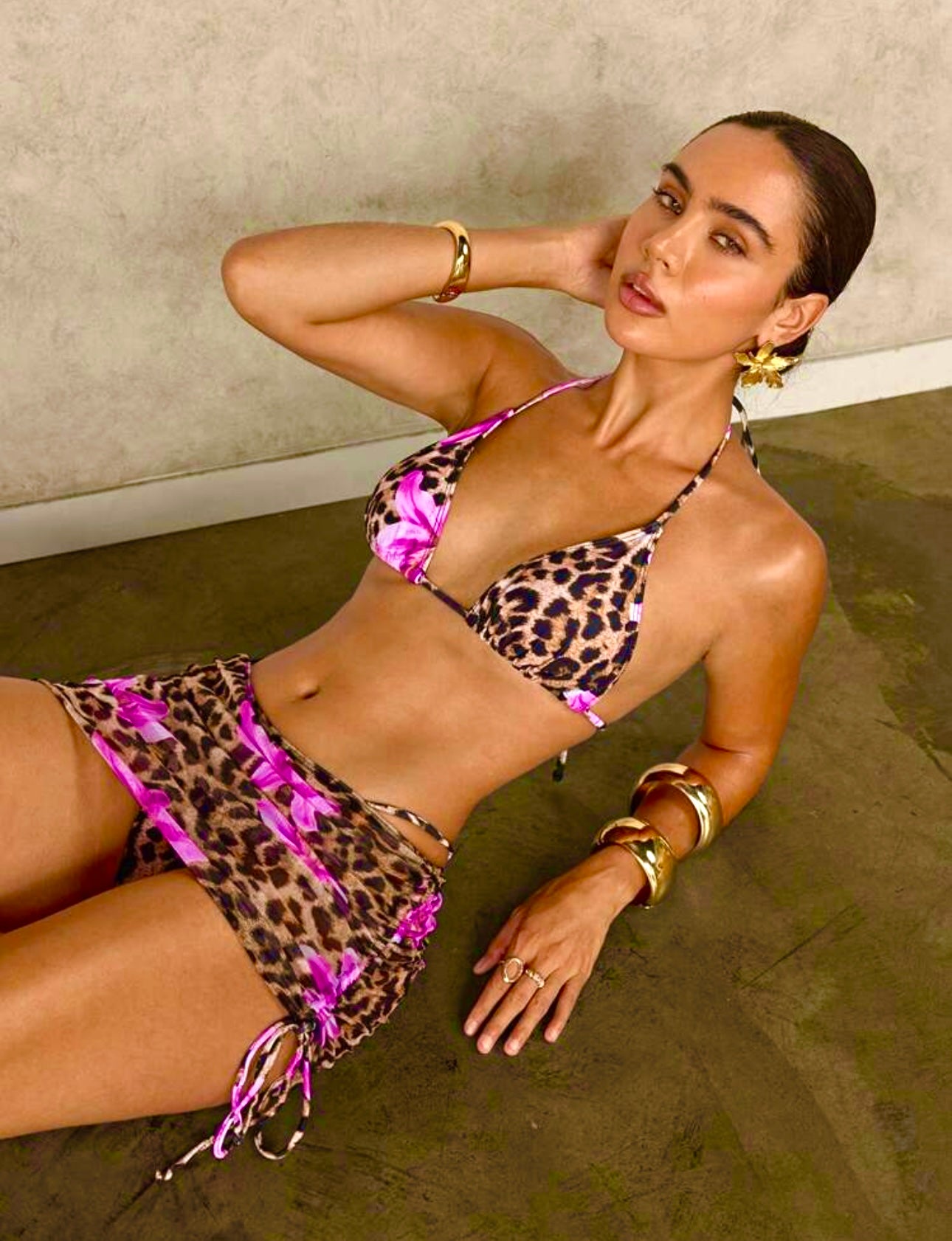 Violet Jungle Bikini