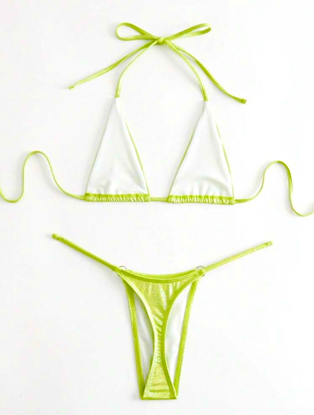 Most Wanted Metallic Bikini Set