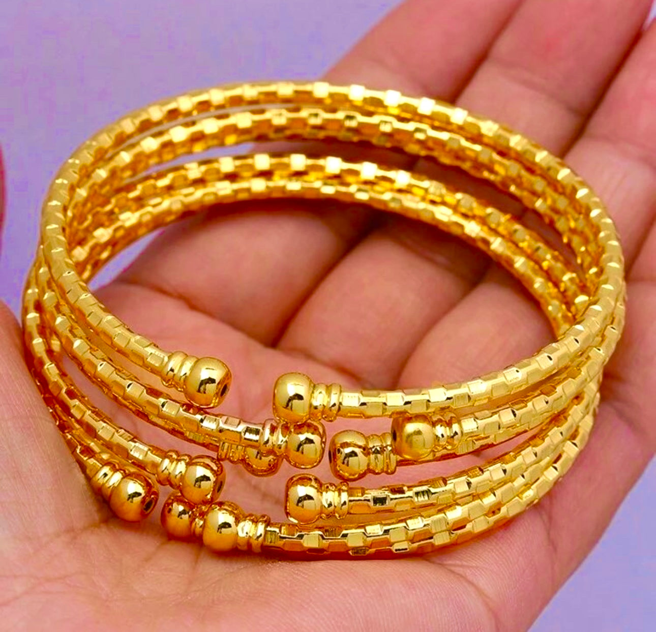 Solara Gleam Bangles
