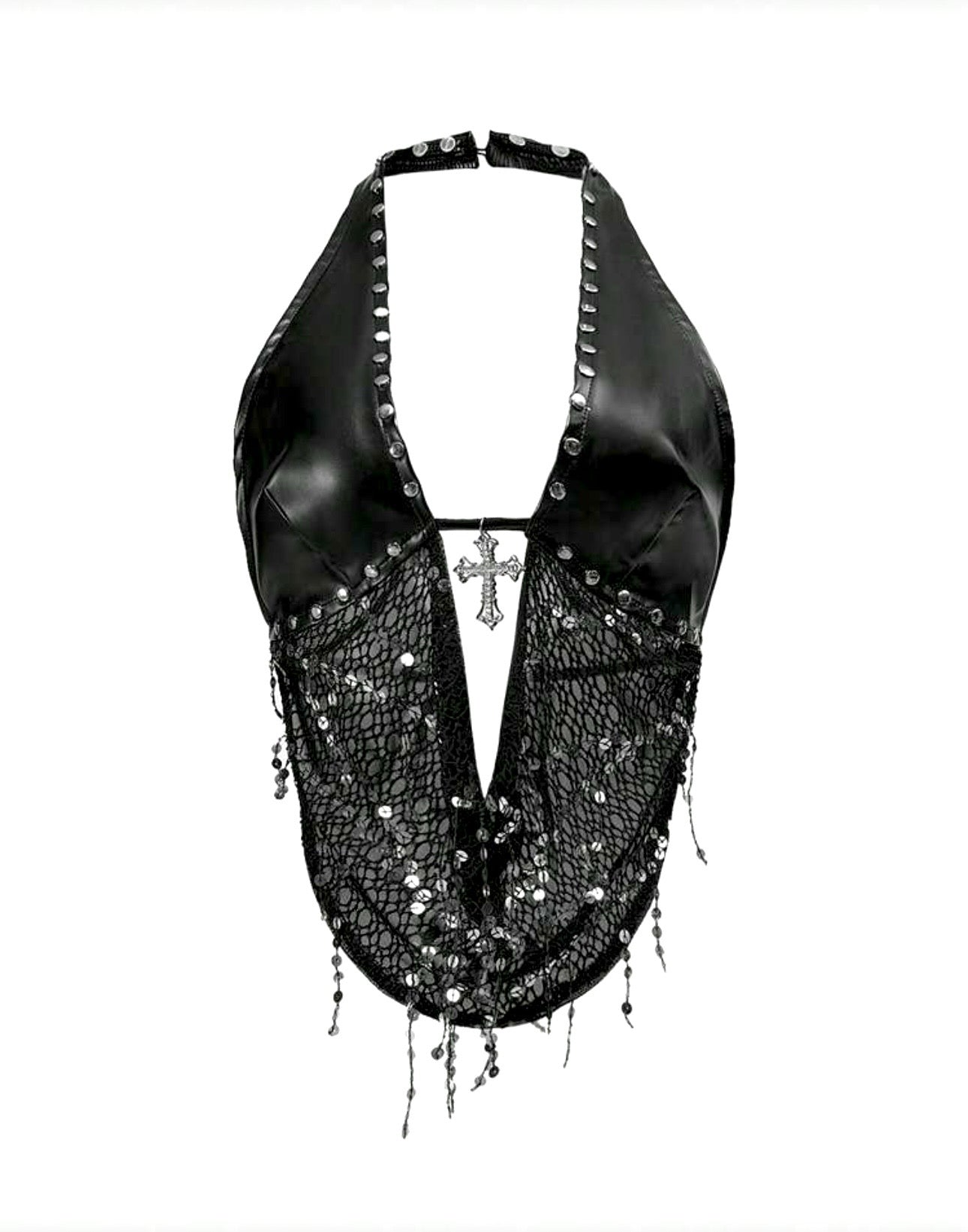 Noir Flame Halter Top