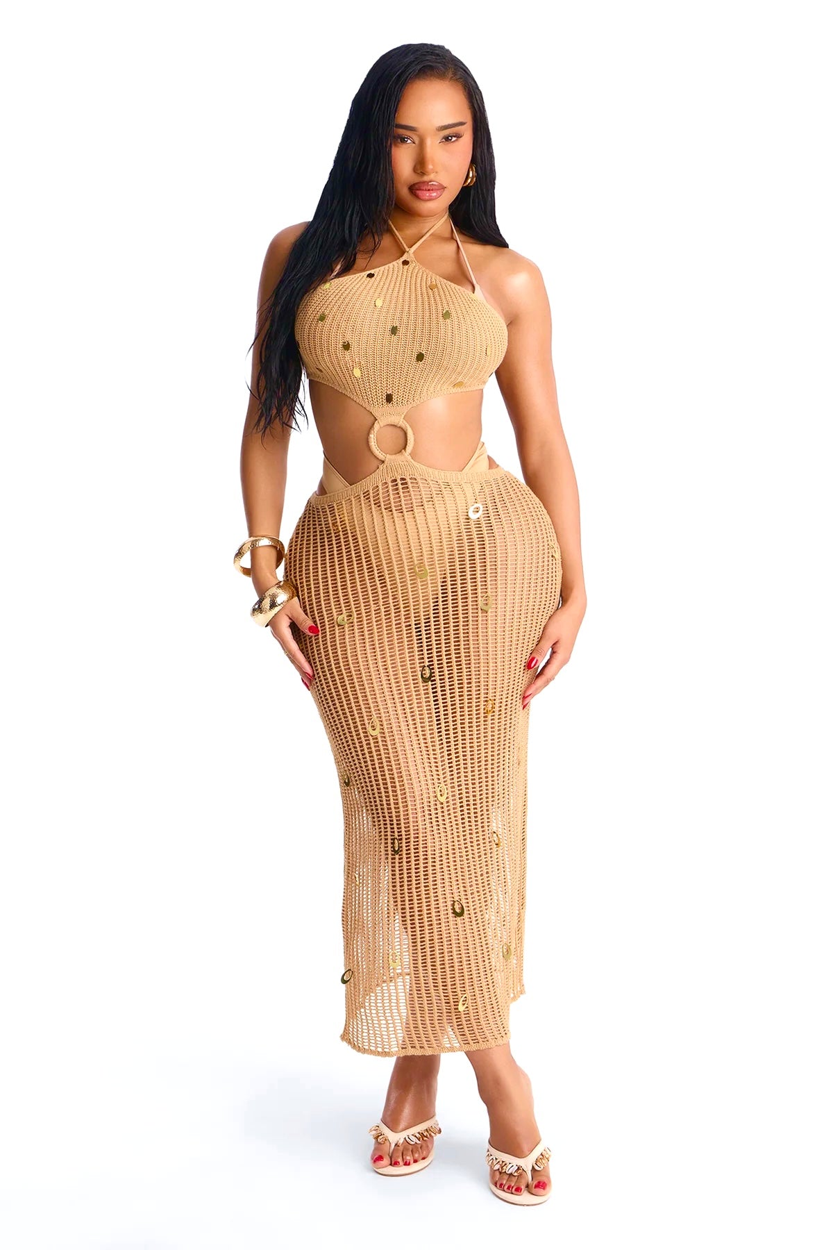 Sorrento Crotchet Cover Up Dress